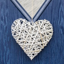 Large Wicker Heart Wreath
