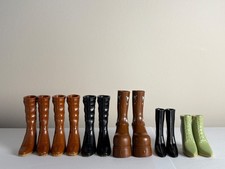 Bratz Doll Shoes Assorted Boots Bundle [Nine Pairs] - Used, Good Condition