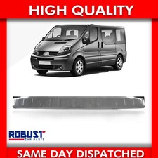 CHROME REAR BUMPER PROTECTOR GUARD TOUGH COVER S.STEEL FOR VIVARO TRAFIC (01-14)