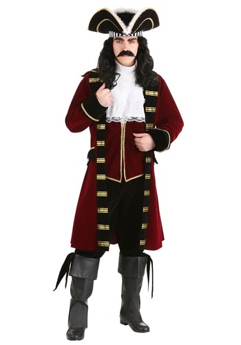 Deluxe captain hook costume - deluxe,