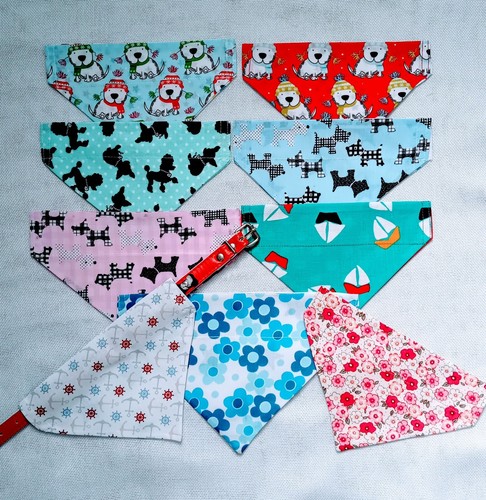 Dog bandanas doublesided - bandanas,