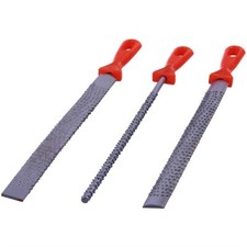 3 x Steel Rasp File Set