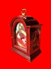 Vintage John Morley Kieninger Bracket Mantel Clock Westminster Chime Mid 20th C