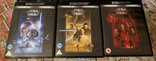 Star Wars 4K Prequel Trilogy (I, II, III) Like New