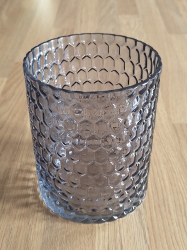 Smoked blue textured glass - smoked,