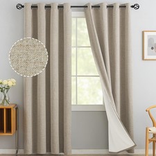 Yakamok Natural Linen Curtains