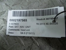 Bmw series sat nav unit - bmw,
