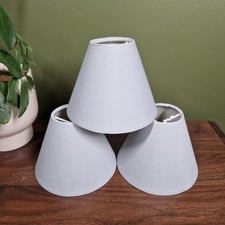 Candle Bulb Lampshades Grey