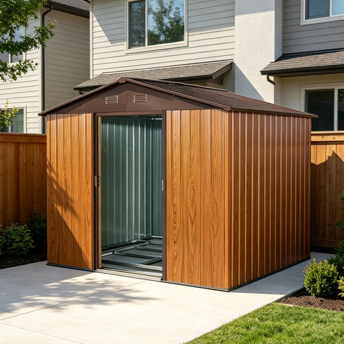 8x6 metal outdoor garden - 8x6,