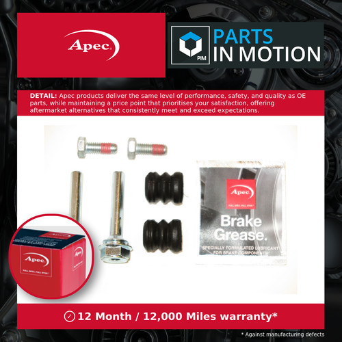 Brake caliper fitting kit fits - fitting,
