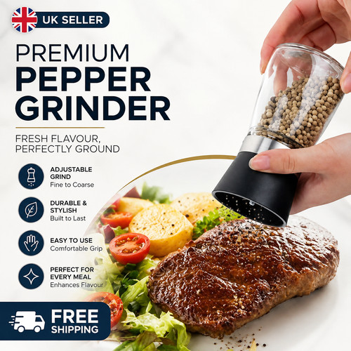 Salt and pepper grinder - salt,