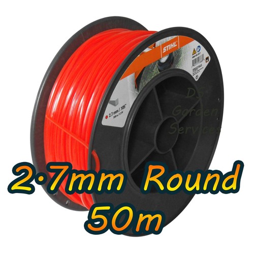 Strimmer line 7mm round x - 2.7mm,