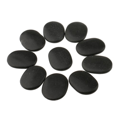 Set round massage stone - of,