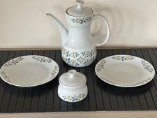 Zer Scherzer 4 items coffee pot , sugar bowl, serving plates set