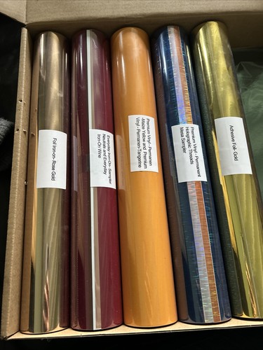 Cricut vinyl bundle - vinyl, sampler