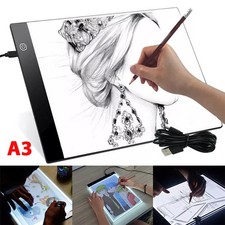 A3 LED Drawing Copy Board Tracing Light Box Ultra-thin Pad Diamond Painting NEW