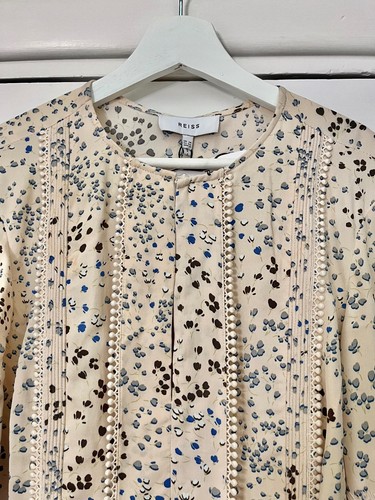 Reiss elyse cream ivory floral - reiss,