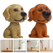 2 Pcs Nodding Dog for Car