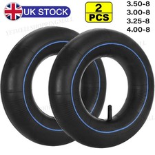 2 X 3.50 x 8 INNERTUBE STRAIGHT VALVE Wheelbarrow Wheel Barrow Inner Tube TR13