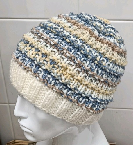 Hand knitted mens - knitted, textured