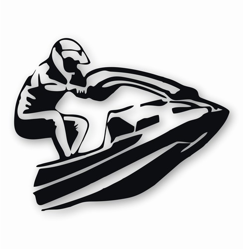 Jet ski jetski - ski, graphic