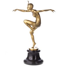 Art Deco Polished Bronze