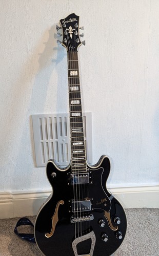 Hagstrom viking deluxe black - hagstrom,