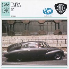 1936-1940 TATRA T87 Classic Car Photograph / Information Maxi Card