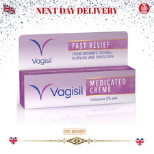 Vagisil Medicated Cream Fast Relief From Feminine Itching - 30g