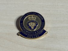 1923-1983 Royal British Legion 50th Anniversary Badge Bournemouth Boscombe