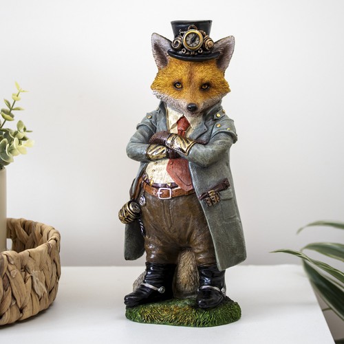 Steampunk gentleman fox - gentleman,
