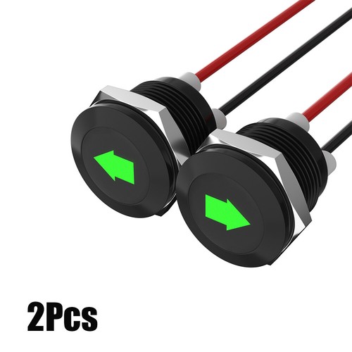 2pcs green 12v - 12v, led