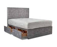 Deluxe 6 ft double bed with matress and headboard