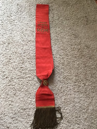 Masonic red with gold colour - masonic,