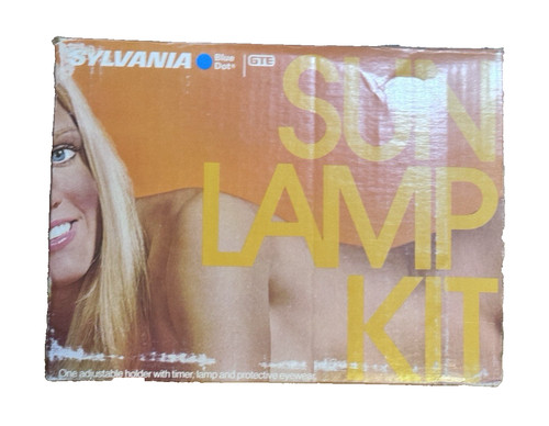 Vtg sylvania sun lamp - lamp, kit