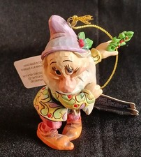 Jim Shore Disney Traditions Snow White Seven Dwarfs Bashful Hanging Ornament