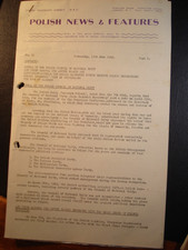 Polish War Bulletin 1945 Poland RAF Decorations British Military History Army