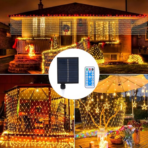 3x2m solar 192 led net - net, light