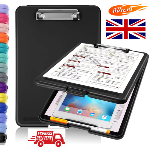 Plastic storage clipboard - plastic,