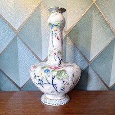 Art Deco Hancock & Sons Royal Corona Ware Rosetta Garlic Mouth Vase VGC