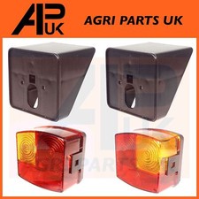 Rear Lights Lamp & Support Brackets for John Deere 2040 2120 2130 2140 Tractor
