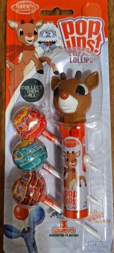 Rudolph pop ups lollipop - rudolph,