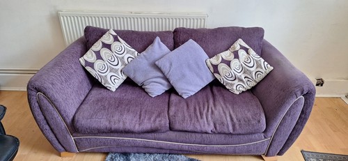 Purple seater dfs material - seater,