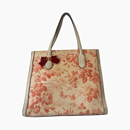Gucci floral canvas - canvas, bag