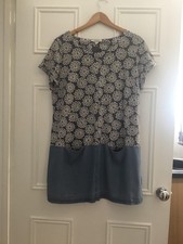 White Stuff Floral Denim Tunic