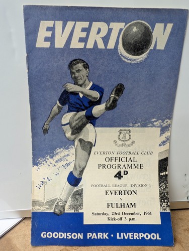 Everton programmes - everton, fc
