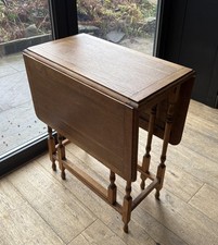 Antique Oak Drop Leaf Table