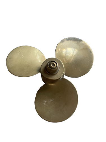 Brass boat propeller paper - brass,