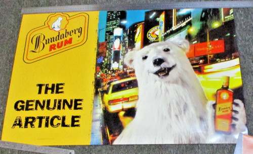 Vintage bundaberg rum poster - bundaberg,