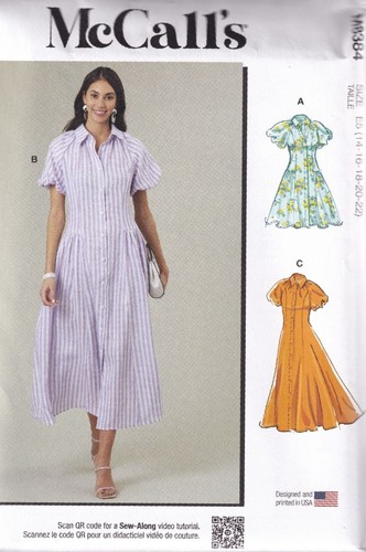 Mccalls 8384 shirt dress - mccalls,